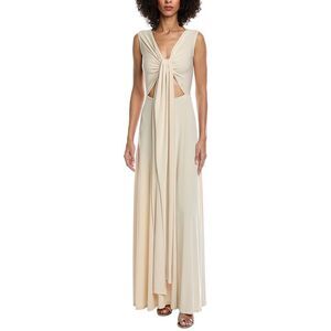 Issue New York Womens  Wrap Bodice Gown